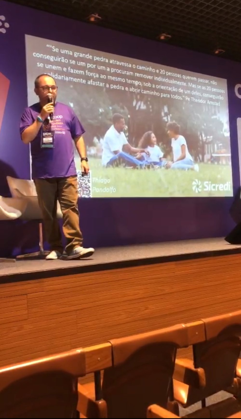 Palestra em auditório